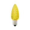 Cheap C9 Minleon LED SMD Bulb (25 Bulbs/box) - Faceted, Yellow Outdoor Lighting