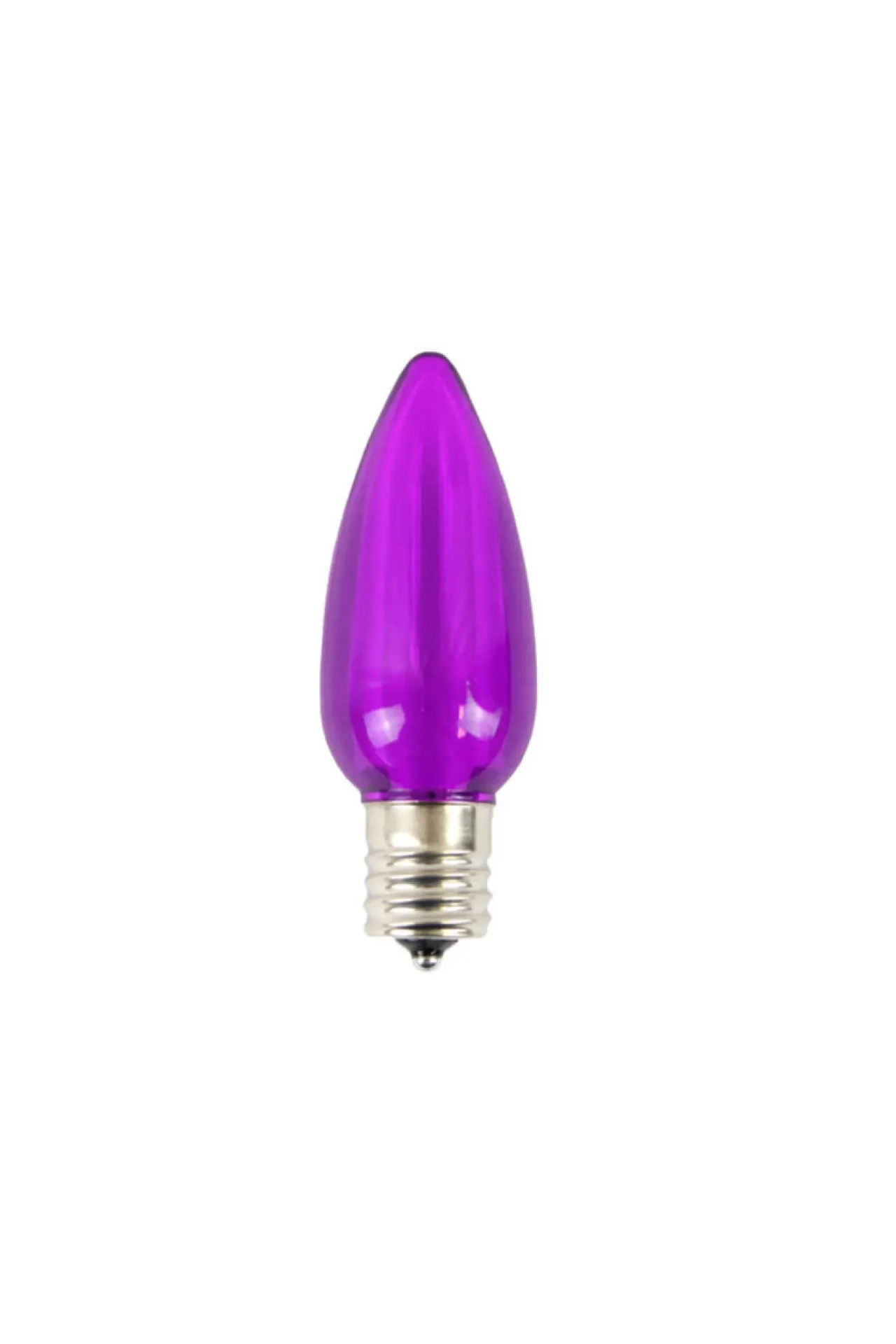 Outlet C9 Minleon LED SMD Bulb (25 Bulbs/box) - Smooth, Purple Outdoor Lighting
