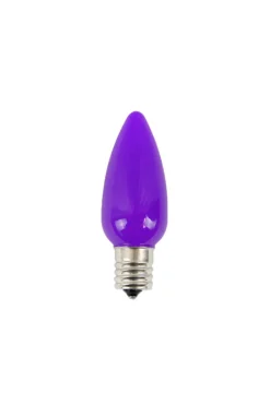 Hot C9 Platinum Elite LED SMD Bulb (25 Bulbs/bag) - Frosted, Purple Bulbs|Outdoor Lighting