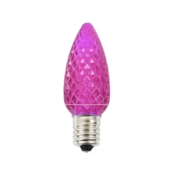 Online C9 Platinum Elite LED SMD Bulb (25 Bulbs/bag) - Faceted, Pink Bulbs|Outdoor Lighting