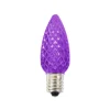 Best Sale C9 Platinum Elite LED SMD Bulb (25 Bulbs/bag) - Faceted, Purple Bulbs|Outdoor Lighting