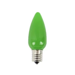 Hot C9 Platinum Elite LED SMD Bulb (25 Bulbs/bag) - Frosted, Green Bulbs|Outdoor Lighting