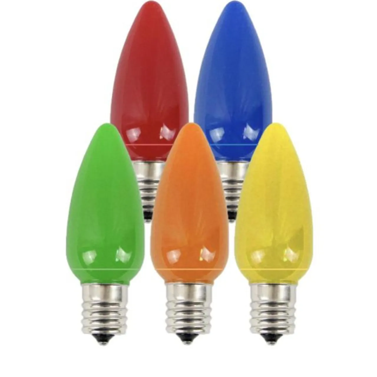 Hot C9 Platinum Elite LED SMD Bulb (25 Bulbs/bag) - Frosted, Multi Bulbs|Outdoor Lighting
