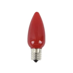 Discount C9 Platinum Elite LED SMD Bulb (25 Bulbs/bag) - Frosted, Red Bulbs|Outdoor Lighting