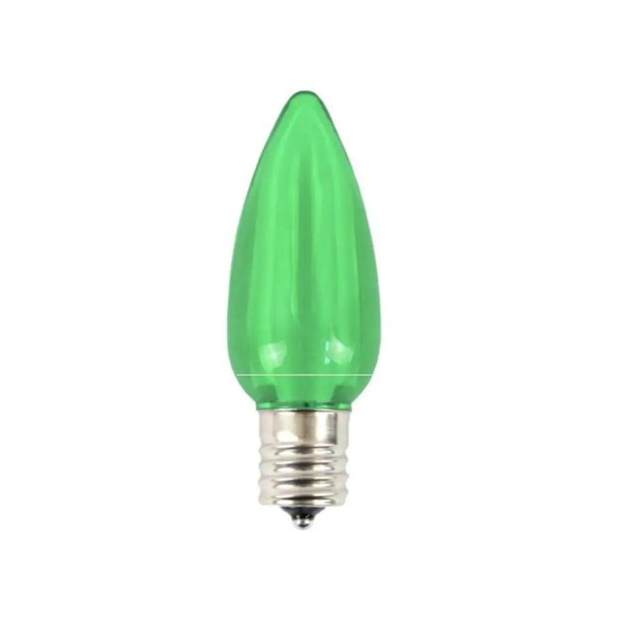 Clearance C9 Platinum Elite LED SMD Bulb (25 Bulbs/bag) - Smooth, Green Bulbs|Outdoor Lighting