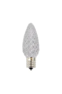 New C9 Wonderful LED SMD Bulb (25 Bulbs/bag) - Faceted, Cool White Bulbs|Outdoor Lighting