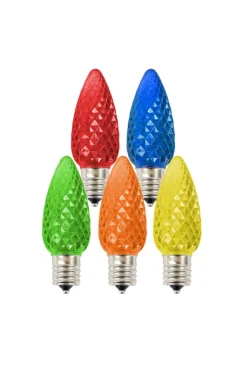 Fashion C9 Wonderful LED SMD Bulb (25 Bulbs/bag) - Faceted, Multi Bulbs|Outdoor Lighting