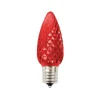 Hot C9 Wonderful LED SMD Bulb (25 Bulbs/bag) - Faceted, Red Bulbs|Outdoor Lighting