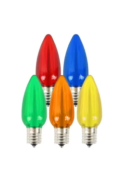 Sale C9 Wonderful LED SMD Bulb (25 Bulbs/bag) - Smooth, Multi Outdoor Lighting|Bulbs