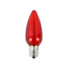 Fashion C9 Wonderful LED SMD Bulb (25 Bulbs/bag) - Smooth, Red Bulbs|Outdoor Lighting