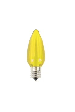 Fashion C9 Wonderful LED SMD Bulb (25 Bulbs/bag) - Smooth, Yellow Bulbs|Outdoor Lighting