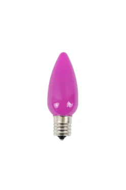 Cheap C9 Wonderful LED SMD Bulb (25 Bulbs/bag) - Frosted, Pink Bulbs|Outdoor Lighting