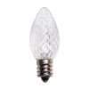 New C7 Wonderful LED SMD Bulbs (25 Bulbs/bag) - Faceted, Cool White Outdoor Lighting