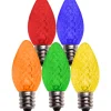 Cheap C7 Wonderful LED SMD Bulbs (25 Bulbs/bag) - Faceted, Multi Outdoor Lighting