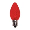 Outlet C7 Wonderful LED SMD Bulbs (25 Bulbs/bag) - Faceted, Red Outdoor Lighting
