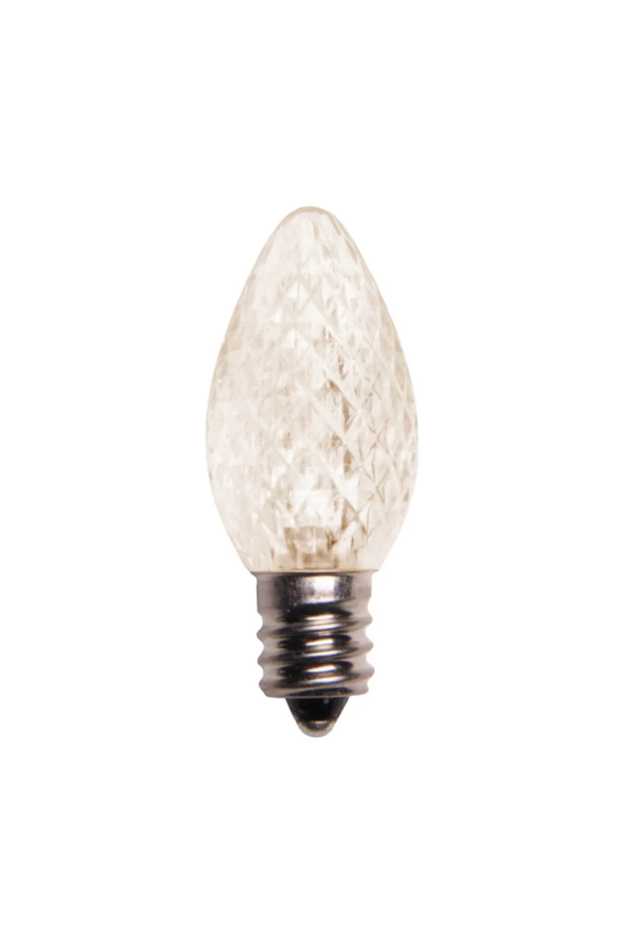 Fashion C7 Wonderful LED SMD Bulbs (25 Bulbs/bag) - Faceted, Warm White Outdoor Lighting