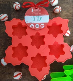Hot Christmas Silicone Ice Trays - Set Of 2 Christmas Accents