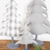 Clearance Fabric Christmas Tree - Set Of 3 Christmas Accents