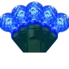 Discount G12 70L 4" Spacing - Blue Light Strands|Outdoor Lighting