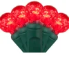 Discount G12 70L 4" Spacing - Red Light Strands|Outdoor Lighting