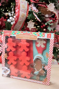 Store Gingerbread Man Baking Set Christmas Accents