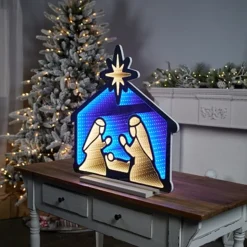 New 24.5"H Holy Family Infinity Light Infinity Lights|Indoor Lighting