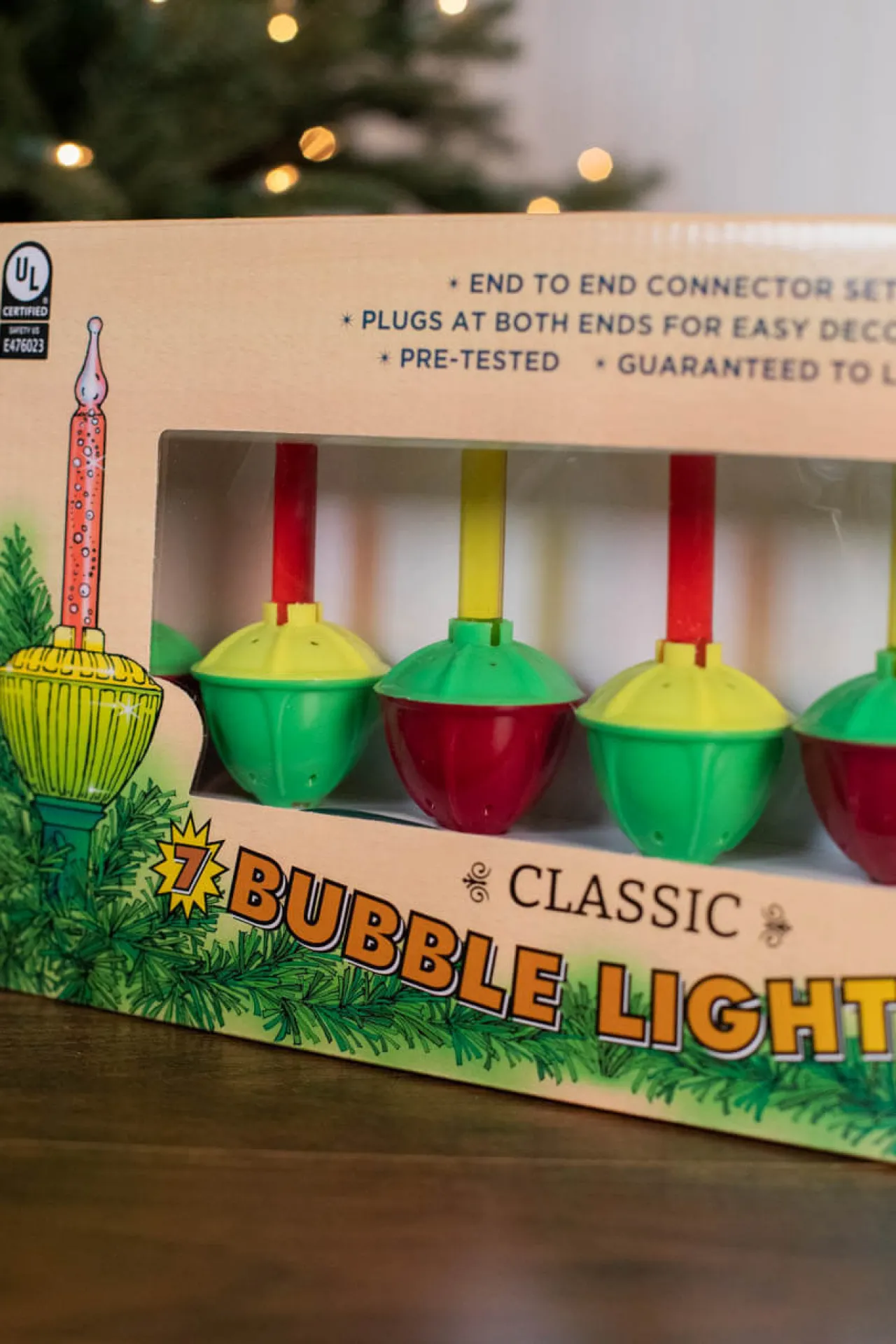 Best Sale Kurt S. Adler Classic 7 Bubble Light Set Indoor Lighting