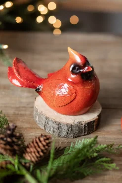 New Large Resin Cardinal Figurine Christmas Accents