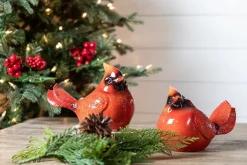 New Large Resin Cardinal Figurine Christmas Accents