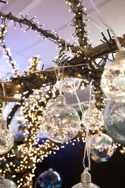 Online LED String Lights With Clear Balls - 6" Orbs Indoor Lighting|Orb Lights