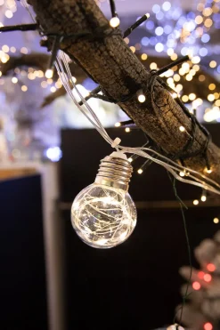 Clearance LED String Lights With Clear Balls - 2” Orbs Orb Lights|Indoor Lighting