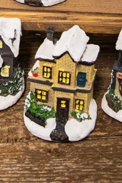 Best Sale Lighted Holiday House With Battery Powered LEDs Christmas Accents