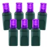 Clearance 5mm Purple - 70L 23.7' 4" Spacing Light Strands|Outdoor Lighting