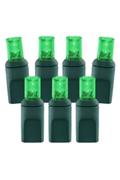 Hot 5mm Green - 70L 4" Spacing Light Strands|Outdoor Lighting