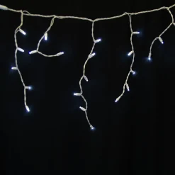 Shop 5MM Icicle Lights - Pure White Light Strands|Outdoor Lighting