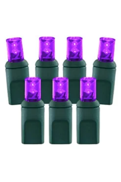 Best 5mm Purple - 70L 4" Spacing Light Strands|Outdoor Lighting