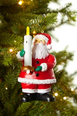 Discount Mr. Christmas Goodnight Lights Santa Ornament Christmas Accents