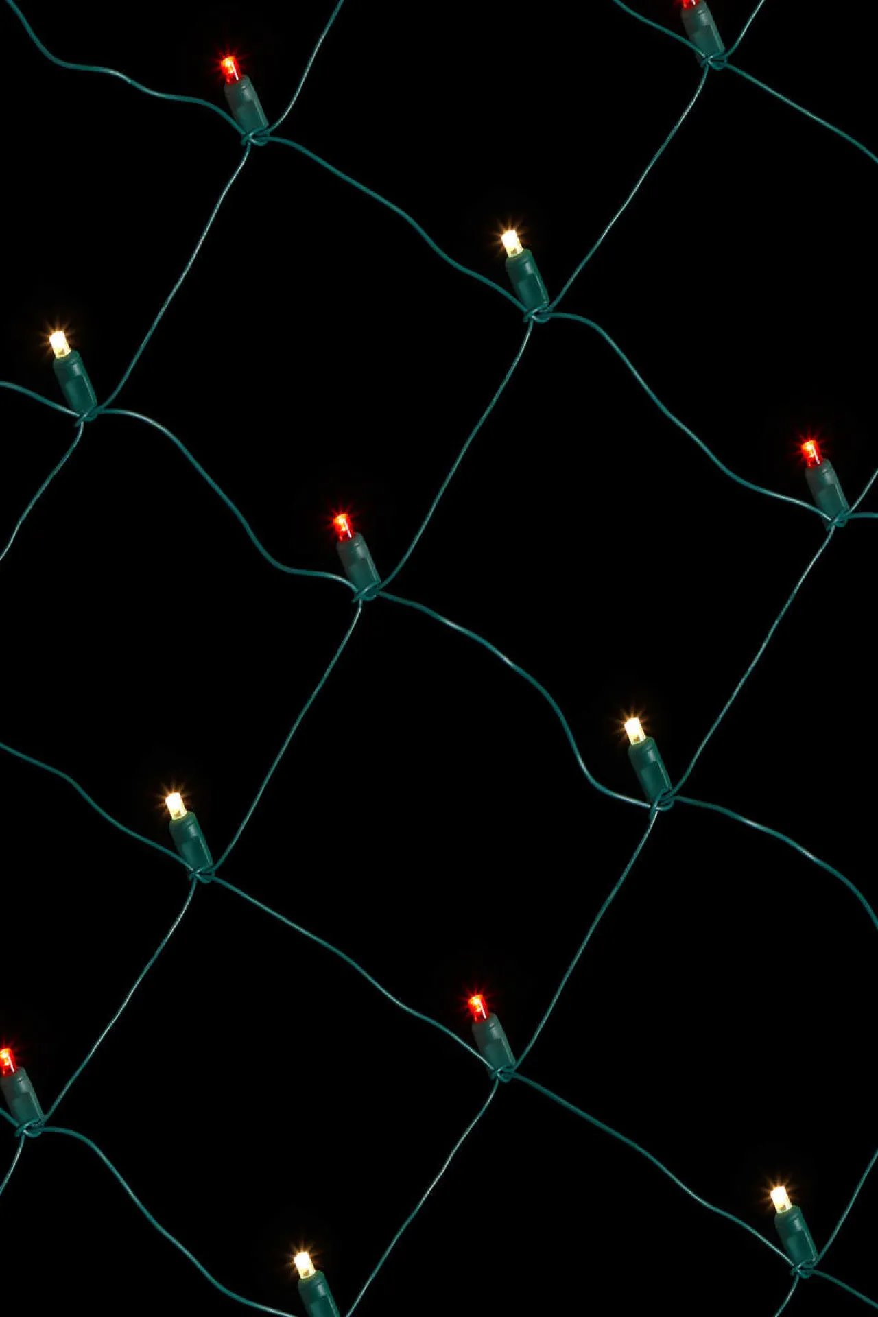 Online Net Warm White/Red - 5mm 100L 4'x6' Outdoor Lighting