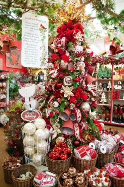 Cheap Red Tin Bells - Set Of 3 Christmas Accents