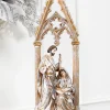 Outlet 23"Resin Cathedral Holy Family Christmas Accents